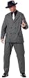 California Costume Men's Plus Size-Gangster