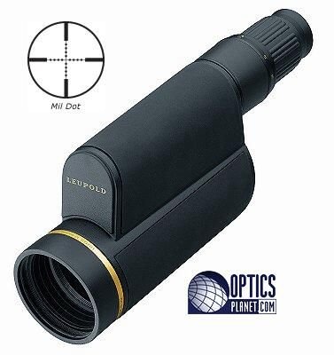 Leupold Golden Ring 12-40 x 60mm Mark-4 Tactical Straight View Spotting Scope with Mil Dot Reticle.