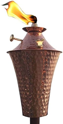 Kona Elite Copper Tiki Torch with Pole & Snuffer