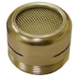 Plumbest A01-019 Non-Slotted Full Flow Aerator, Polished Brass
