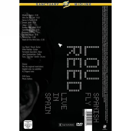 LOU REED : LIVE IN SPAIN DVD