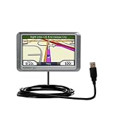 Classic Straight USB Cable for the Garmin Nuvi 255W with Power Hot Sync and Charge capabilities - Gomadic Brand w/ TipExchange Technology