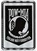 Kitchen & Housewares : POW MIA Holographic Rectangle Decal