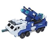 Transformers Animated Series Leader Class 10 Inch Tall Robot Action Figure - Ultra Magnus with Spring Loaded Mass Hammer and Heavy Cannons
