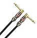 Monster Jazz Instrument Cable 8 in. - angled 1/4 plugs M JAZZ-.75DA