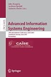 Advanced Information Systems Engineering: 19th International Conference, CAiSE 2007, Trondheim, Norway, June 11-15, 2007, Proceedings (Lecture Notes ... Applications, incl. Internet/Web, and HCI)