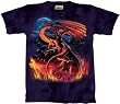 Night Dragon T-shirt 100% Cotton TEENS and ADULTS Short Sleeve Shirt