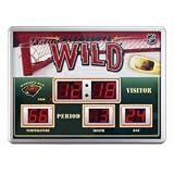 Minnesota Wild Clock - 14''x19'' Scoreboard
