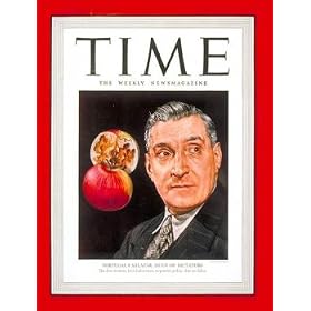 Antonio Salazar / TIME Cover: July 22, 1946, Art Poster by TIME Magazine