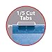 Smead Hanging File Folder with Tab, 1/5-Cut Adjustable Tab, Legal Size, Blue, 25 per Box (64160)