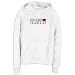 Sweatshirt Woman White Elegant Flag 