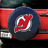 New Jersey Devils NHL Spare Tire Cover (Black)