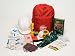 In most disaster situations it can take quite some time before help arrives. When lives are at stake, it's up to you to be in control and take action.:Kit Includes:::1 - Hard Hat:1 - Folding Shovel:1 - Pair Leather Gloves:1 - Safety Vest:1 - Dust Mask:1 - Whistle:1 - Flashlight:1 - Pair Alkaline Batteries:::1 - Roll 300' "Caution" Tape:1 - Pry Bar:1 - 4 Piece Screwdriver Set:1 - 12 Pc. Trauma Bandage Kit:1 - Grease Pen:2 - Triage Tags:1 - Chalk:1 - Pair Safety Goggles