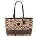 Coach Signature Stripe Baby Diaper Multifunfunction Laptop Bag Purse Tote 15188 Mahogany Brown
