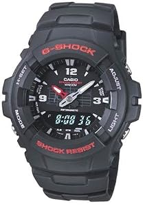 Casio G-Shock Anti-Magnetic Mens Analog-Digital Watch G100-1BV