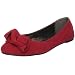 Glaze Women's Lola-4 Ballet Flat,Red,10 M US