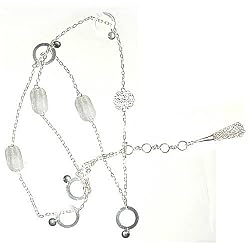 Body Jewelry Sterling Silver Belly Chain Max Length 40 inches (b234)