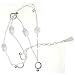 Body Jewelry Sterling Silver Belly Chain Max Length 40 inches (b234)