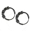 10mm Bali Hoop Earrings Sterling Silver