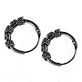 10mm Bali Hoop Earrings Sterling Silver