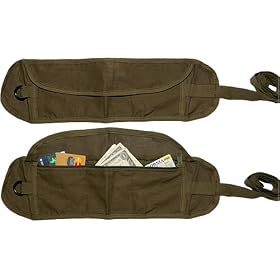 Cotton Money Belt & Passport Holder / Travel Accessory
