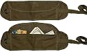 Cotton Money Belt with Flap, Olive