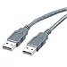 Roline USB Kabel USB2.0 A/A m/m 1,8m schwarz