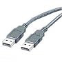 Roline USB Kabel USB2.0 A/A m/m schwarz