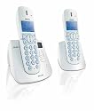Philips CD4452S/02 Schnurloses DECT-Telefon inkl. Zusatzhörer und Ladeschale, vollständig vorkonfiguriert