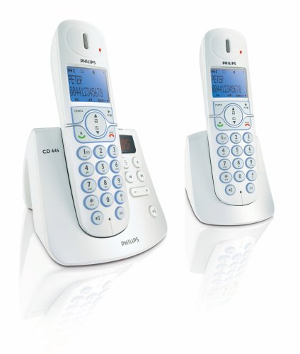 Childrens Toyshop  Computer : Philips DECT 4452 Twin Pack - Silver