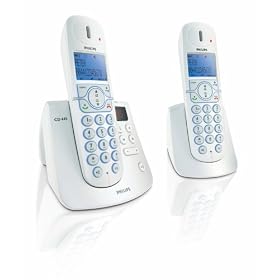 Philips 4452 DECT Digital Cordless Telephone Twin Pack - Silver