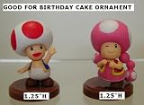 Furuta Super Mario Figure Tiny Mini Toad Toadette SET