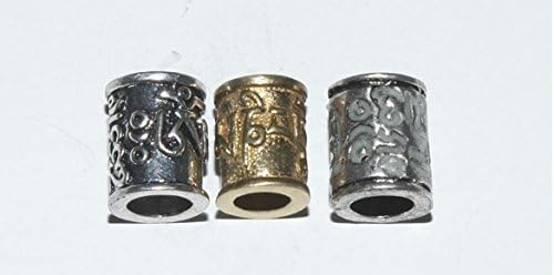6pcs Six-word Momoir Knife Flashlight Paracord GITD Accessories Pendant (NO14)