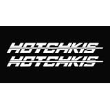 (2) Hotchkis Die Cut Decal Vinyl Sticker - 8 White 