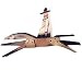 The Horseback Ride - Contemporary Folk Art Wall Sculpture