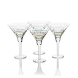 Nautica On Deck 8-Ounce Martini Glasses, Set of 4