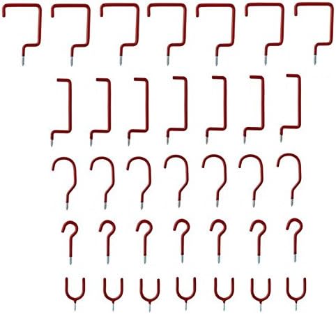 70 pc Assorted Storage Hooks For Organization Bike Ladder Shop Garage