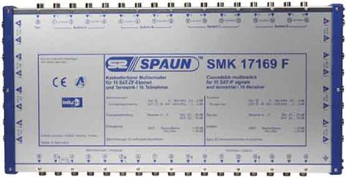 Spaun SMK 17169 F Kaskadierbare Multischalter (Standard-Klasse, 16x Ausg&auml;nge)