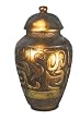Ancient Bronze design carved temple jar - porcelain, chinese