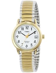 Timex Womens T2H381 Easy Reader Two-Tone Expansion Band Watch