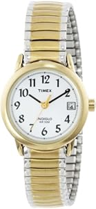 Timex Women's T2H381 Easy-Reader Two-Tone Expansion Band Watch