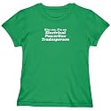 T-Shirt Woman Green " Kiss Me, I Am Electrical Powerline Tradesperson Occupations