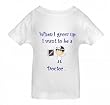 WHEN I GROW UP I WANT TO BE A DOCTOR - BigBoyMusic Toddler Designs - White Toddler T-shirt