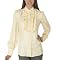 Anna Sui for Target&reg; Polyester Ruffle Top - Cream