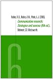 Communication Research: Strategies and Sources (with InfoTrac)