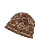 Versace - Versace Greca and Medusa Logo Wool Skull Cap Brown
