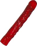 Classic 10 inch Realistic Ruby Red Jelly Veined Dong 41K7aPzodyL. SL160 Classic 10 inch Realistic Ruby Red Jelly Veined Dong