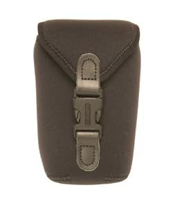 OP/TECH USA 6401154 Soft Pouch - Photo/Electronics - Wide Body Medium, Neoprene Pouch for Cameras (3 x 5 x 2.5 Inch) (Black)