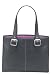SOLO Classic Collection Laptop Tote with Padded Laptop Pocket, for Notebook Computers up to 16 Inches, in Black with Magenta Interior, K708-4/12