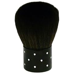 Designer Staubpinsel schwarz - Griff mit Strasssteine besetzt - Feilstaub-Pinsel f�r Nagelstudio und Nailart